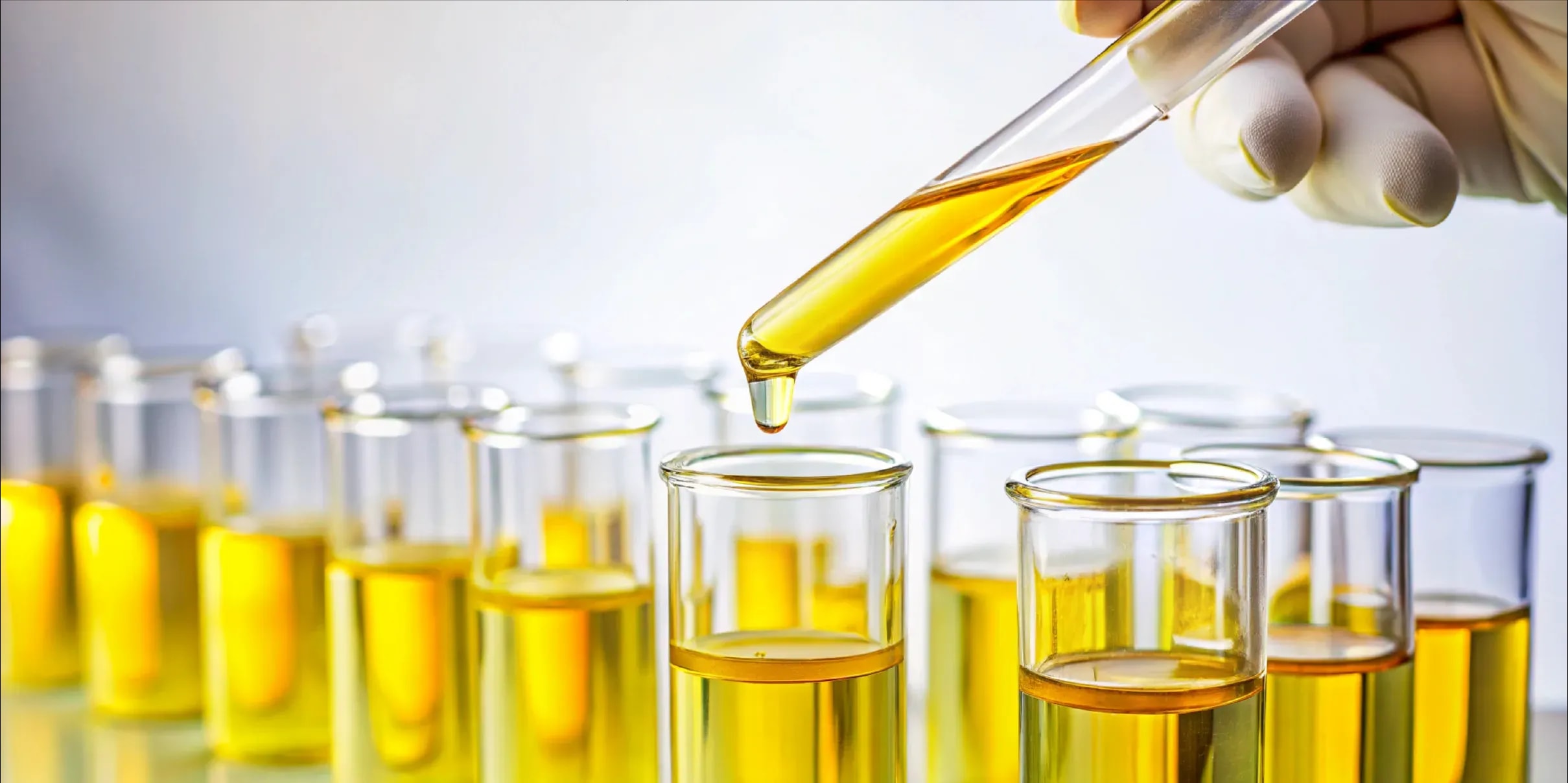 Oleochemical laboratory glassware